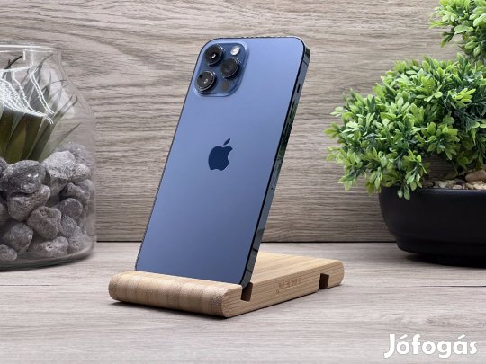Hibátlan iPhone 12 Pro Max Pacific Blue 128GB 2 ÉV Garanciával