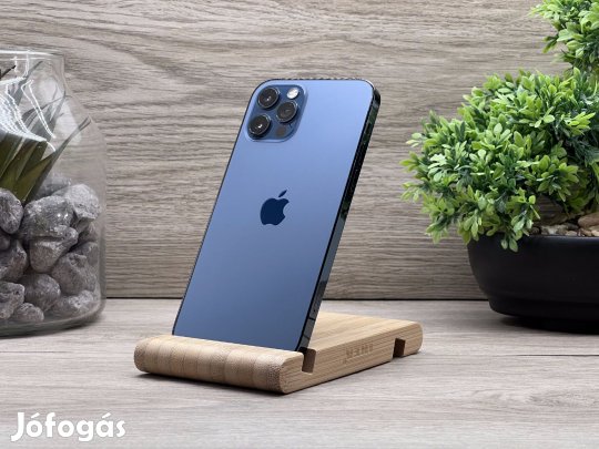 Hibátlan iPhone 12 Pro Pacific Blue 256GB 2 ÉV Garanciával Számlával