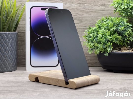 Hibátlan iPhone 14 Pro Max Deep Purple 128GB 2 ÉV Garanciával