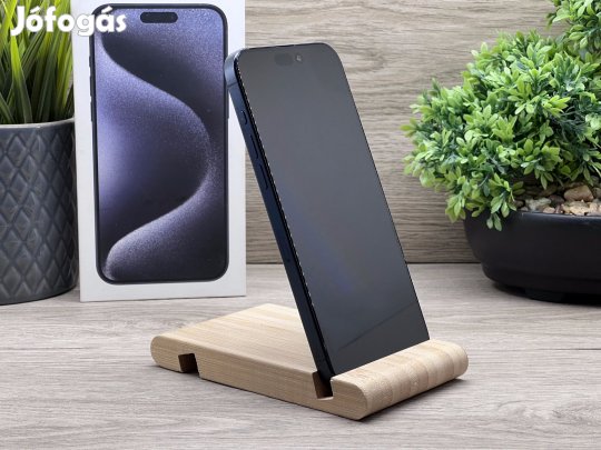 Hibátlan iPhone 15 Pro Max Blue Titanium 256GB 2 ÉV Garanciával 91%