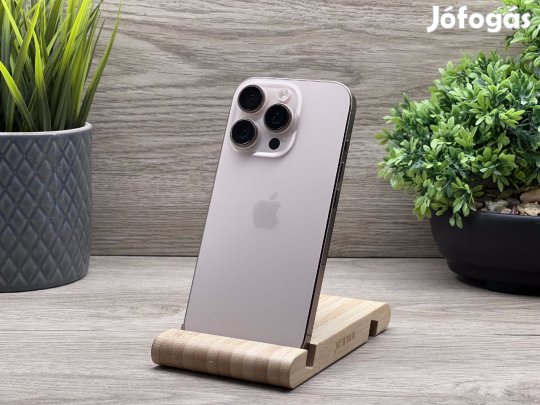 Hibátlan iPhone 16 Pro Desert Titanium 128GB 2 ÉV Garanciával 92%