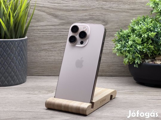Hibátlan iPhone 16 Pro Desert Titanium 128GB 2 ÉV Garanciával 97%