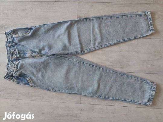 Hibátlan kőmosott, koptatott farmer nadrág - 146, 10-11 év
