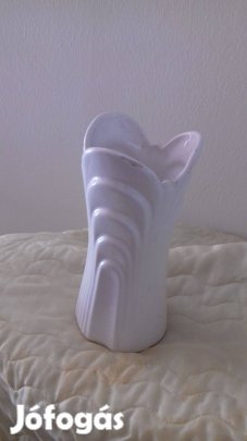 Hibátlan mázas kerámia váza 20 cm