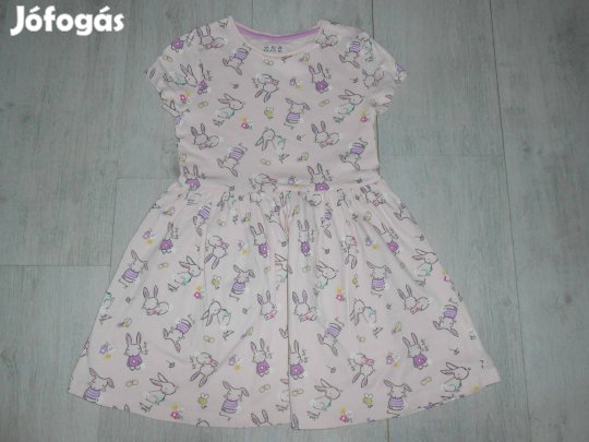 Hibátlan nyuszis egész ruha, egyberuha - 6-7 év, 122