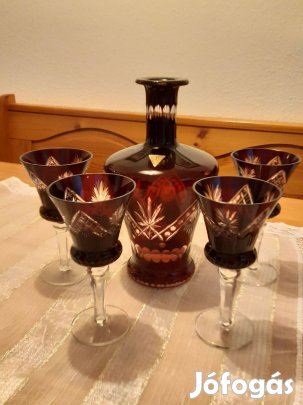 Hibátlan ólomkristály poharak