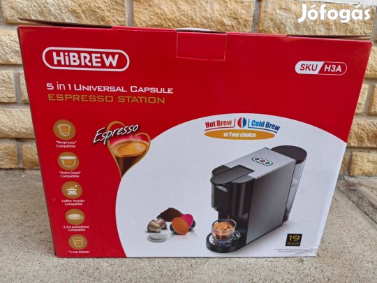 Hibrew H3A 5in1 multikapszulás fémházas kávéfőző