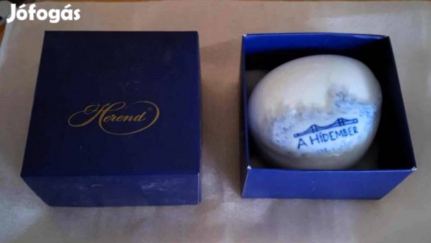 Hídember levélnehezék Herendi limitált szériás, ritka darab
