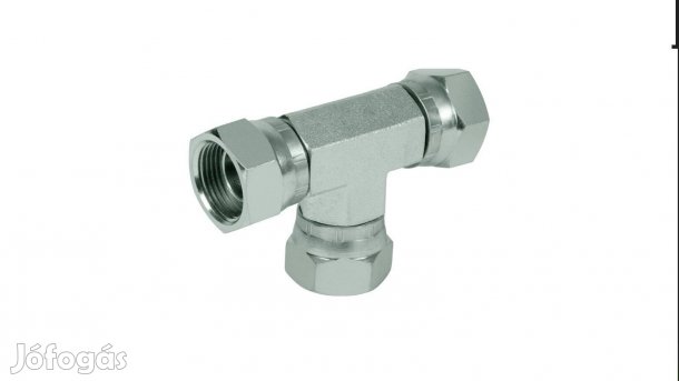 Hidraulika T idom belső-belső-belső 1" Bspp menettel