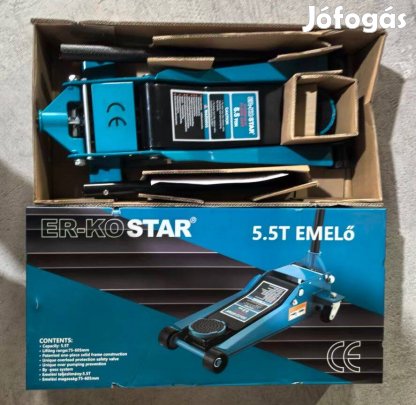 Hidraulikus krokodil emelő 5,5 tonnás extra alacsony profilú