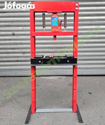 Hidraulikus műhelyprés 12 tonnás Állványos