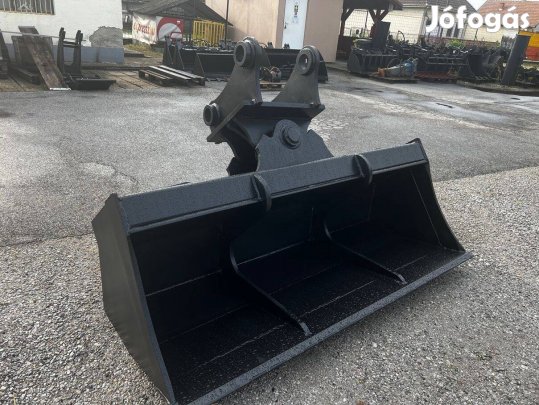 Hidraulikus rézsűkanál 200 cm. Elől-hátul vágóéles