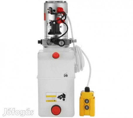 Hidraulikus szivattyú 12V DC, 7 L tartály  egyszeres működésű,…
