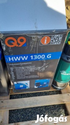 Hidrofor, házi vízmű 1300W-os vízszivattyúval, 24L-es acél tartállyal
