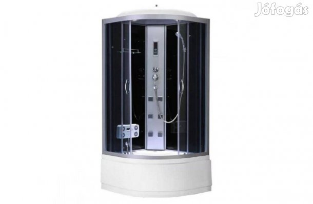 Hidromasszázs Zuhanykabin 90X90 CM íves, mélyt. ingyenes országos szál