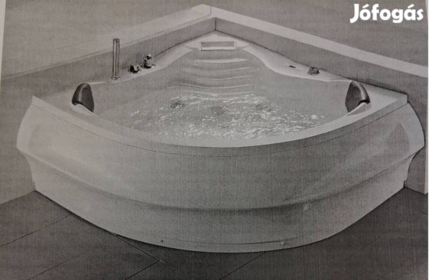 Hidromasszázs sarokkád