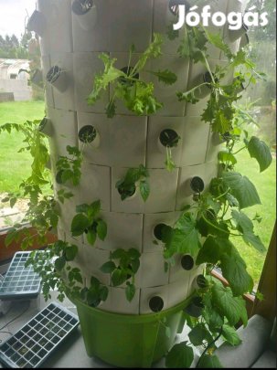 Hidroponiás torony, rendszer