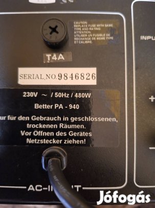 Hifi végfok 2x250 watt