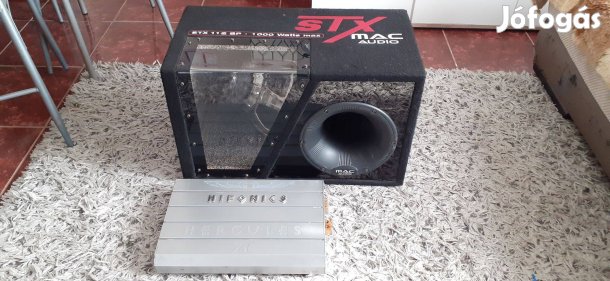 Hifonics autós erősítő Mac Audio mélyláda Bálintnak eladó