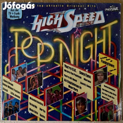 High Speed Pop Night német válogatás bakelit hanglemez
