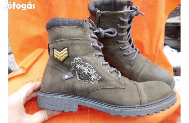 Highland Creek zöld 43-as férfi utcai bakancs eladó