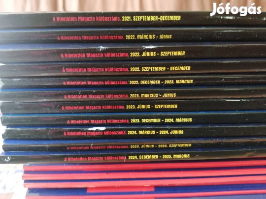 Hihetetlen Magazin különszámai 2021. év - 2024. év eladók