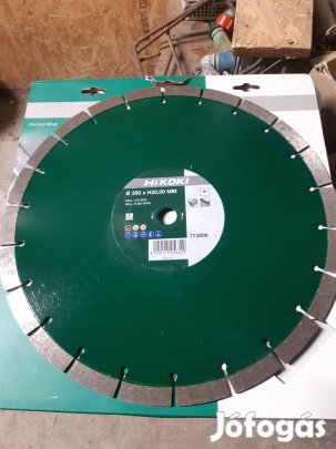 Hikoki gyémántkorong 350 mm és Hikoki fém vágólap 350 mm