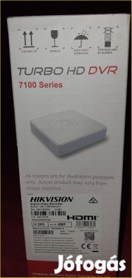 Hikvision 8-csatornás DVR DS 7108Hqhi K1 Analóg és IP rögzítő