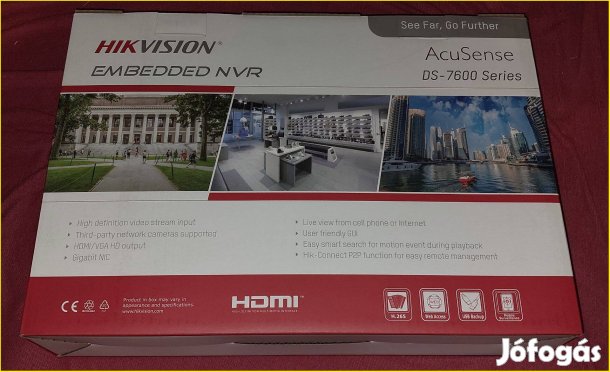 Hikvision DS 7616Nxi K1 16 csatornás Acusense Nvr,