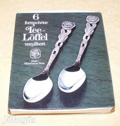 Hildesheimer rózsás kiskanál, teáskanál 6 db