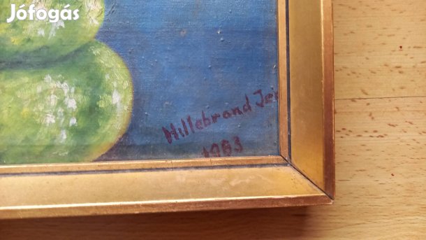 Hillebrand Jenő: Orgonák.  festmény 1963