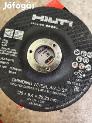 Hilti 125 mm sarokcsiszoló korongok eladóak