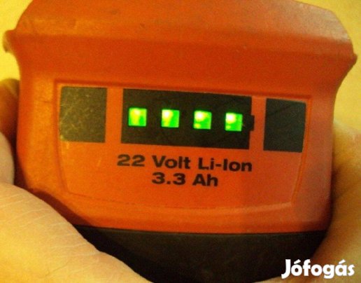 Hilti 22V 3.3Ah akku kiváló állapotban