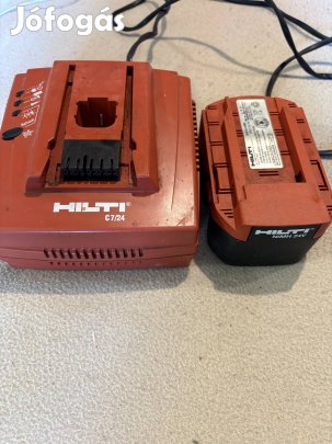 Hilti C7/24 töltő és akku