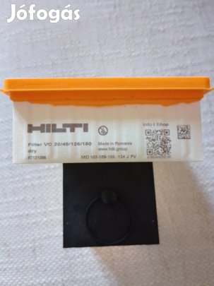 Hilti Gyári Dry Pórszívó szűrő új!!!