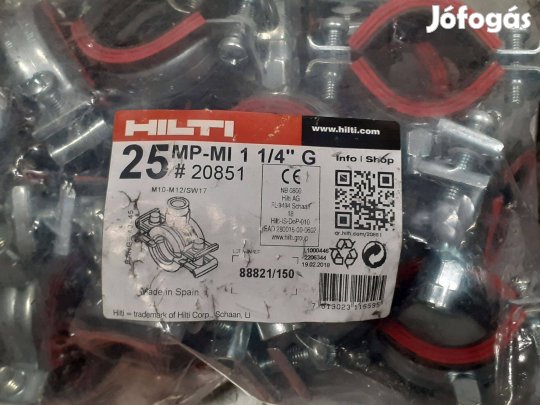 Hilti MP-MI nagy teherbírású gumis csőbilincs 40-45mm