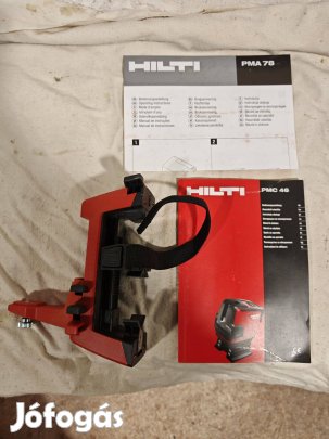 Hilti PMA 78 Lézer tartó és PMC 46 Lézer leírás