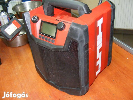 Hilti Rádió 22 V Töltővel Megkímélt Állapot