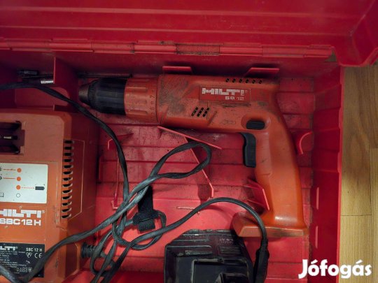 Hilti SB 12 SB12 csavarozó csavarbehajtó töltővel gyenge akkuval koffe
