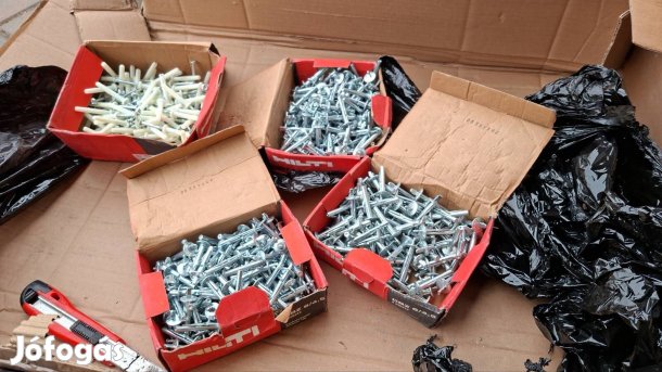 Hilti dűbelek fügesztők stb stb kartonozáshoz