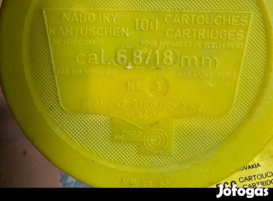Hilti patron - 6.8/18mm , eladó