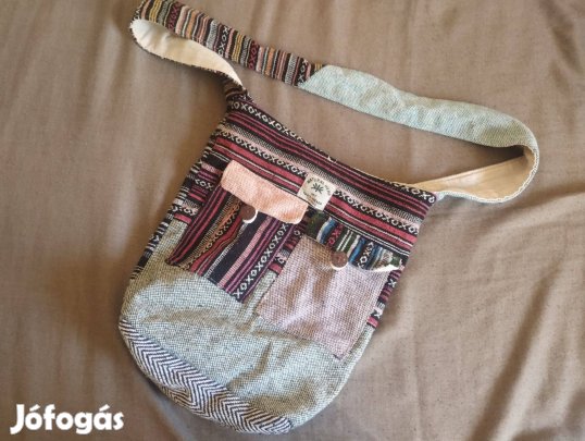 Himalaya Kender oldatáska kézműves batyu néhány alkalommal használt po