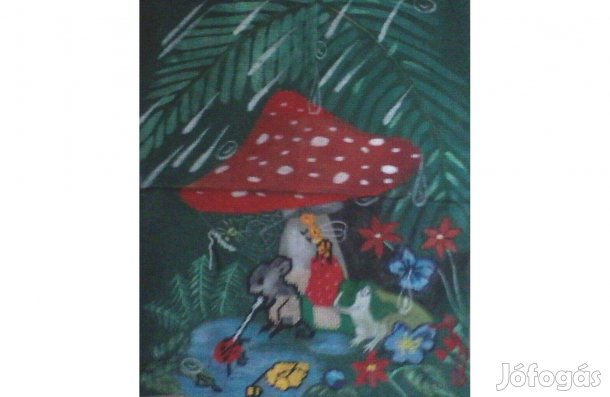 Hímezni való goblein anyagok, megkezdett is van. 500 ft/db