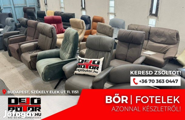 Himola bőr fotel motoros nagy bteherbírással minőségi bútor