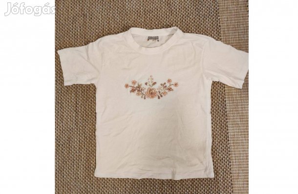 Hímzett lányka póló (156-152 cm)