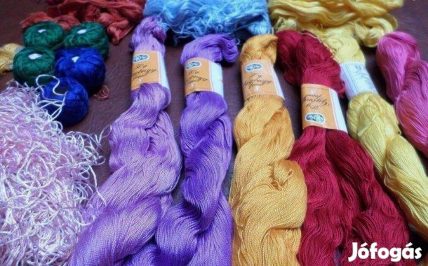 Hímzőfonal cérna gyűjtemény