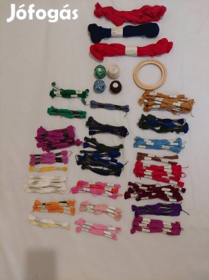 Hímzőfonalak, hímzővászon