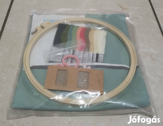 Hímzőkészlet tavaszi motívumokkal Új