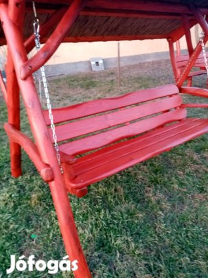 Hintaágy akác rönkből 