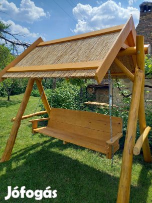 Hintaállvány akácból és tölgyből